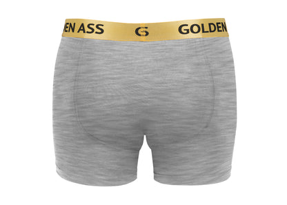 Heren boxershort grijs